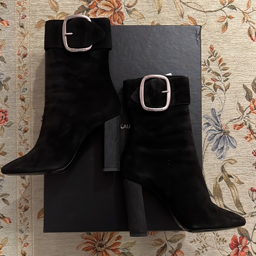 Joplin Buckle booties - Saint Laurent - Picture 2 of 6